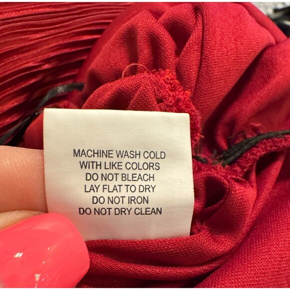 NWT NY Collection Wine Micro Pleated Jumpsuit Sz XS Sleeveless Tie Belt Career - Picture 13 of 14